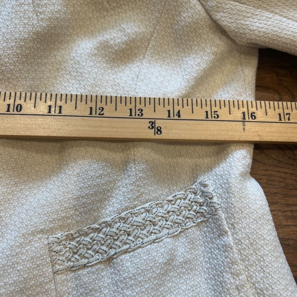 Trina Turk Cream Tweed Blazer - Picture 10 of 16